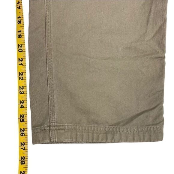 Duluth Trading Co Men’s Carpenter Flat Front Pants Khaki Relaxed 37x28 EUC - Picture 9 of 9
